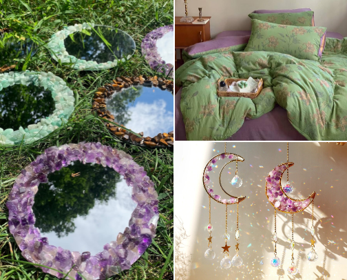 Ecclectic Boho Vibes: Whimsical Bedroom Decor cover photo collage