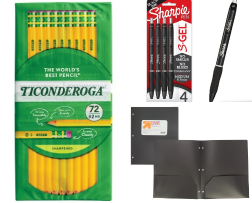 Back to School Supplies for Middle School cover photo collage