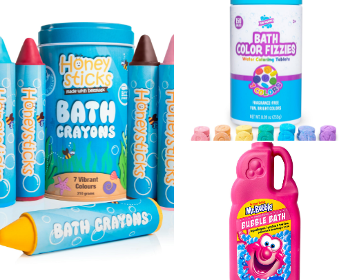Bathtime Fun for Kids! cover photo collage