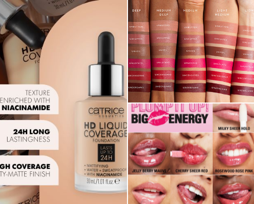 My makeup essentials cover photo collage