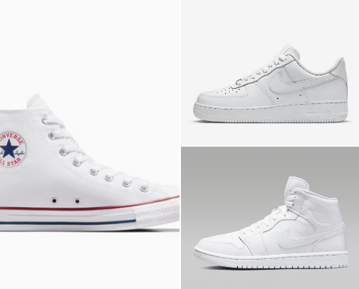 All Time Classic Sneakers for Her cover photo collage