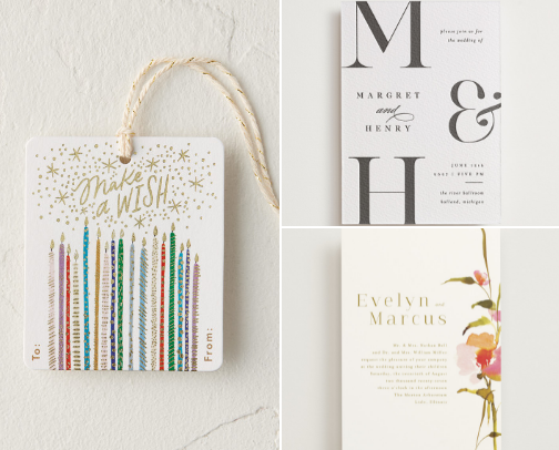 MY Reco Gift Tags | 
Save the Dates | Invitations cover photo collage