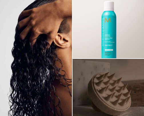 Hair care cover photo collage