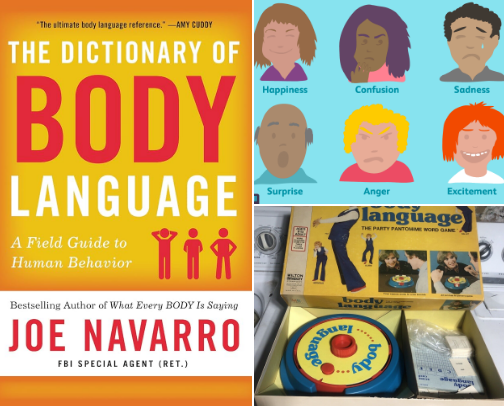 Body Language Day (First Friday of October) cover photo collage