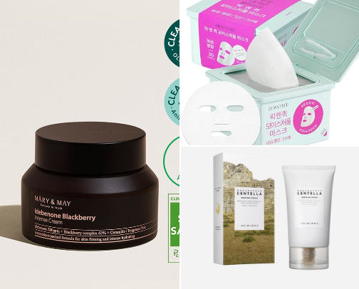 Great fragrance free Korean Skincare cover photo collage