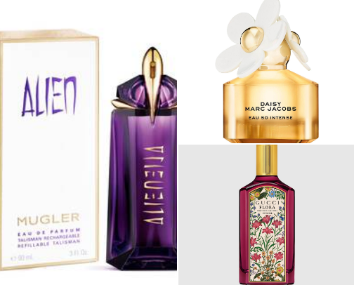 Fantastic perfume cover photo collage