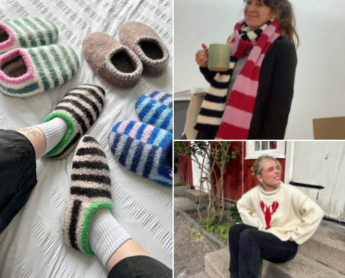 Knitting patterns for beginners cover photo collage