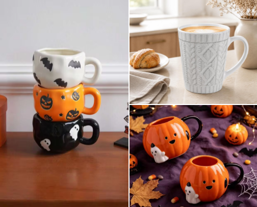 Warm Autumn Coffee & Tea Essentials cover photo collage