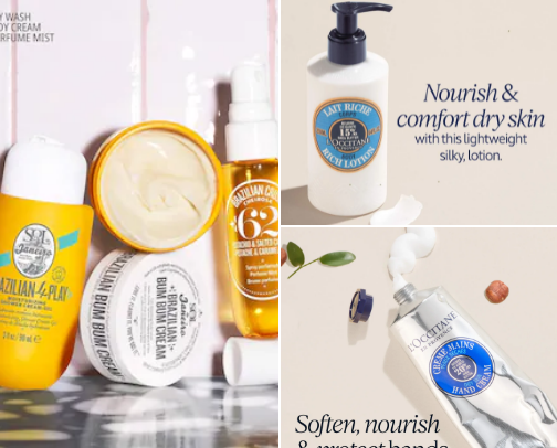 Bath and body ❤️ cover photo collage