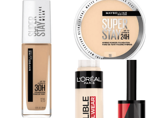Powders, concealers, blushes, highlighters🫧 cover photo collage