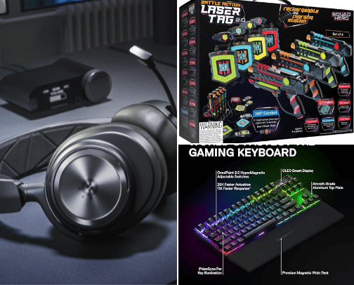 Gifts for Men Over $100! cover photo collage