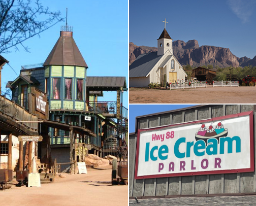 Apache Junction Family Destinations cover photo collage