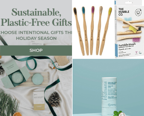 Non-toxic Hygiene products cover photo collage