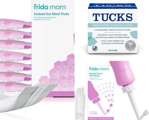 Postpartum care essentials cover photo collage