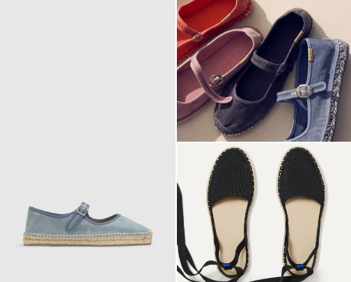 espadrilles cover photo collage