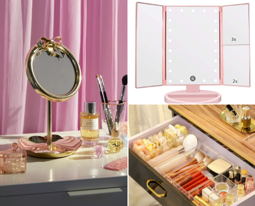 Vanity decor cover photo collage