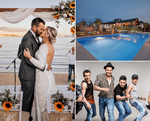 My Cro Wedding cover photo collage