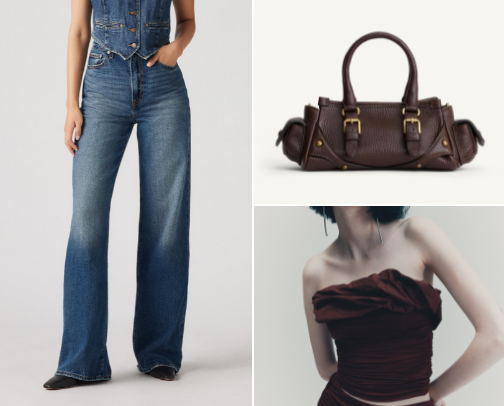 Dark Boho Winter Edit 🖤 Zara-Inspired Party & Everyday Looks cover photo collage