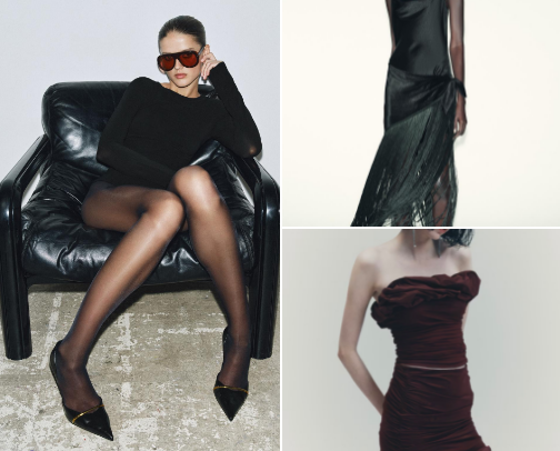 Dark Boho Winter Edit 🖤 Zara-Inspired Party & Everyday Looks cover photo collage