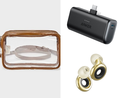 What’s In My Concert Bag cover photo collage