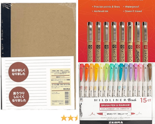 Bullet Journaling cover photo collage
