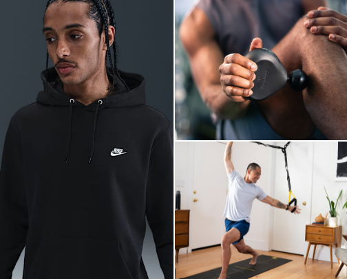 Gym essentials cover photo collage