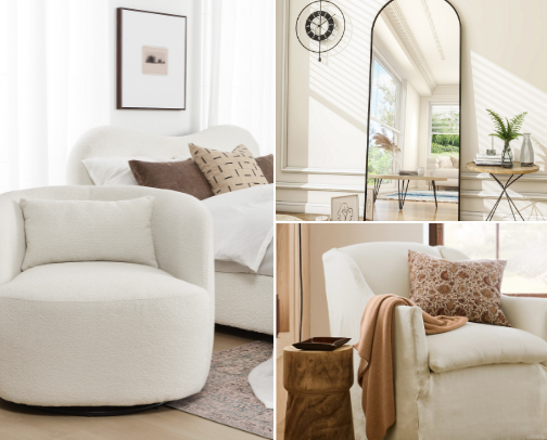 Luxury Home Finds: Elegant Decor and Furniture Under $500 cover photo collage