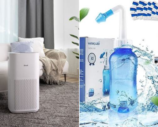 Health Products that Help with Allergies cover photo collage