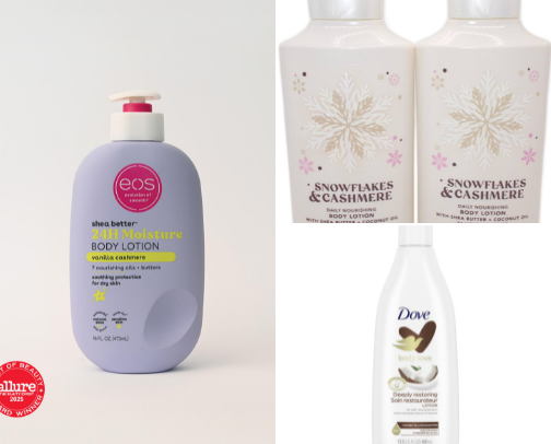 lotions and moisture for your skin cover photo collage
