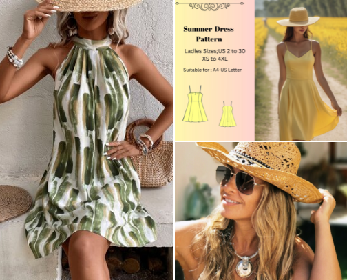 Sumer vacation pieces cover photo collage