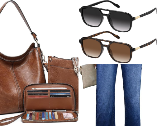 Casual weekend outfit cover photo collage