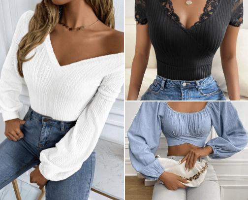 Shein fashion 🖤 cover photo collage