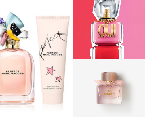 Perfume& Body sprays cover photo collage