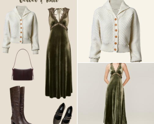 Velvet & Knit cover photo collage