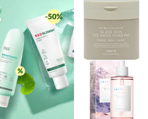 What skincare is affordable and also working? cover photo collage