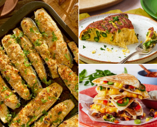 Fast Vegetarian Recipes cover photo collage