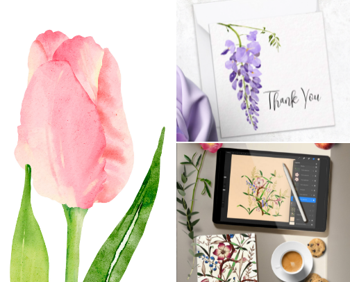 My Digital Garden - Painting Flowers With Pixels cover photo collage