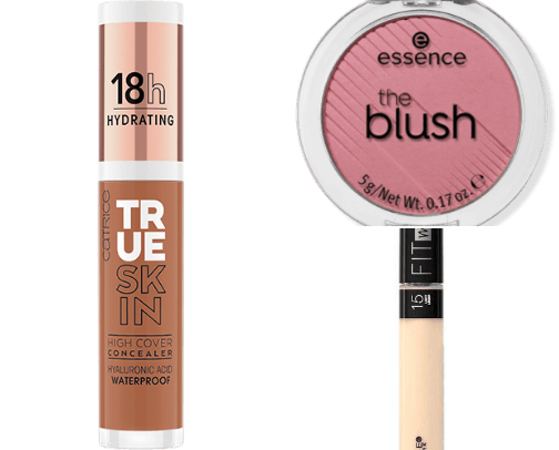 affordable drugstore makeup. cover photo collage
