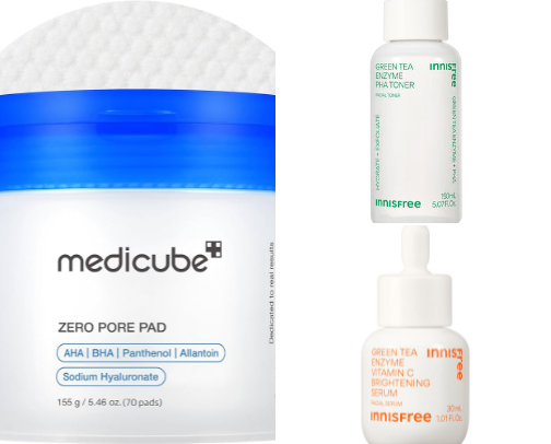 My day/night skincare🧖‍♀️ cover photo collage