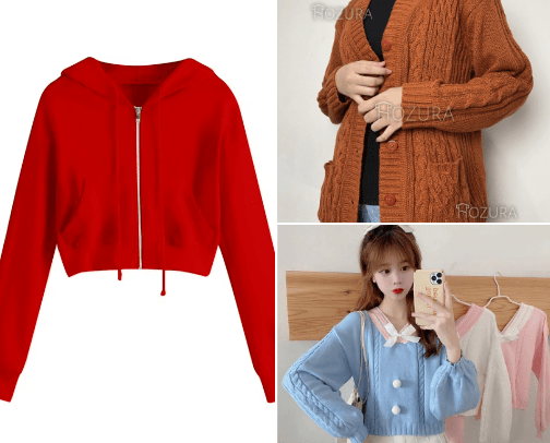 Cutie Sweaters cover photo collage