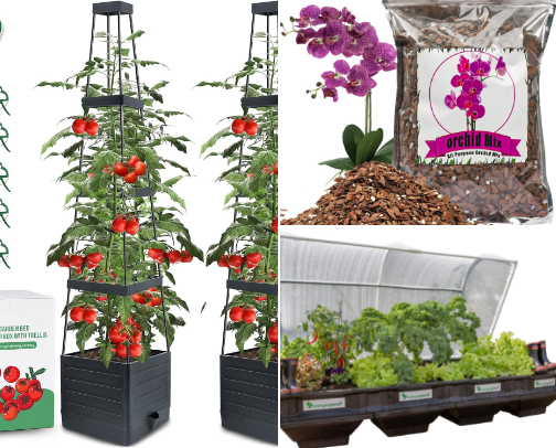 Gardening – Great Products for Gardens, Flowers & Houseplants cover photo collage