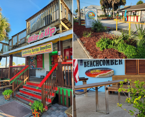 St. Augustine Beach Florida cover photo collage