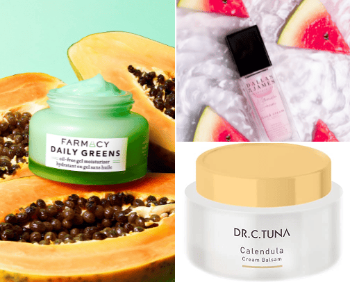 Skin care rec's ✨ cover photo collage