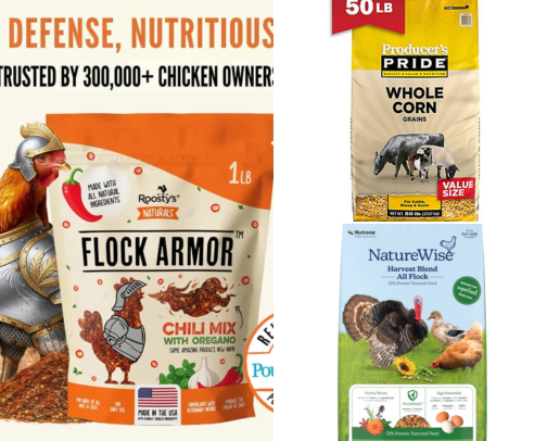 Poultry supplies cover photo collage