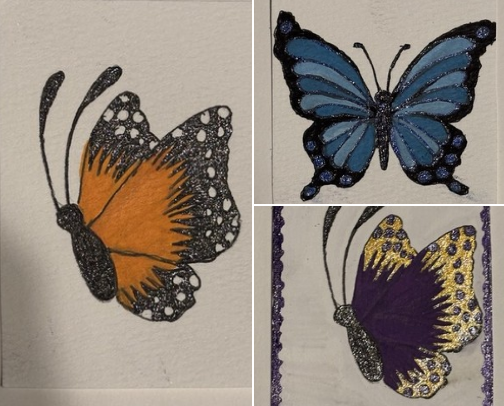 Butterfly Art cover photo collage