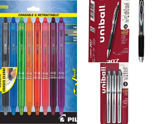 Stationery and office supplies cover photo collage