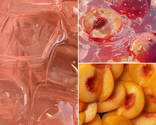 Peach 🍑🧊 cover photo collage