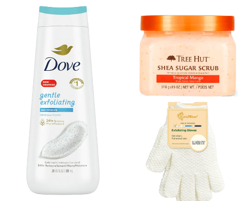 Shower routine cover photo collage