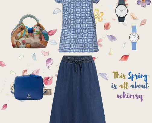 Whimsical Blues! cover photo collage