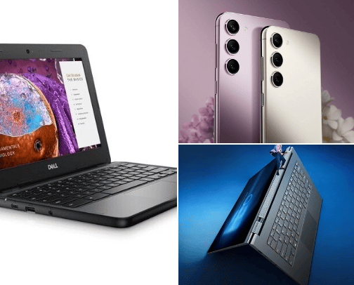 Technology cover photo collage